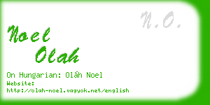 noel olah business card